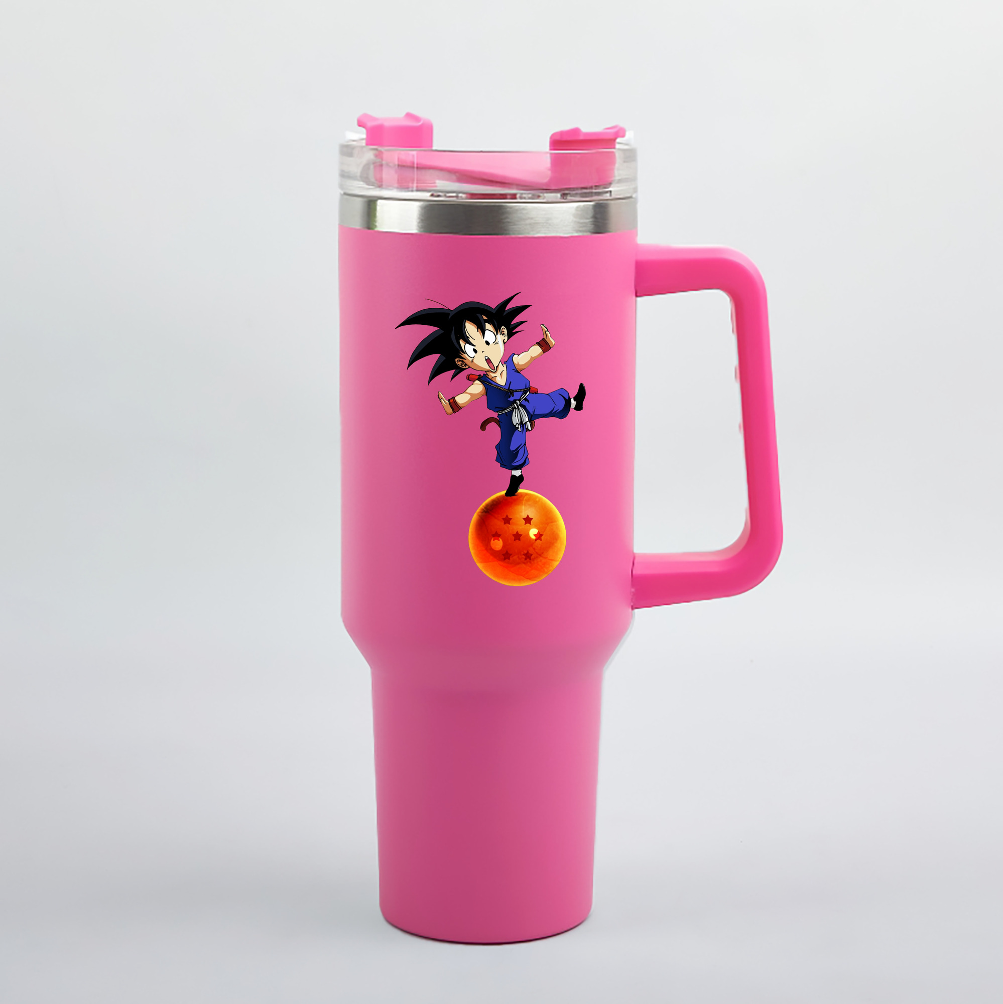 （画像用） ドラゴンボール 孫悟空（そん ごくう）Son Goku カカロット DRAGON BALL Kakarotto 1200mL車用タンブラー（カラープリント）
